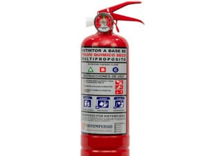 Extintor Polvo Químico Seco (PQS) 1 kg al 75% Certificado