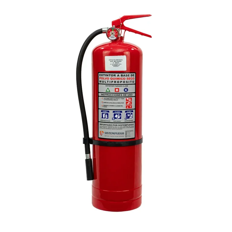 Extintor Polvo Químico Seco (PQS) 6 kg al 75% Certificado