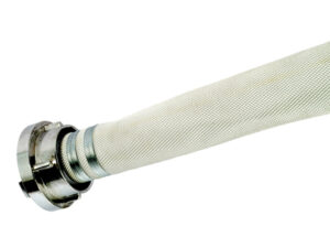 Manguera Plana de Incendio - Color Blanco 1" x 25Mts con Acoples Storz