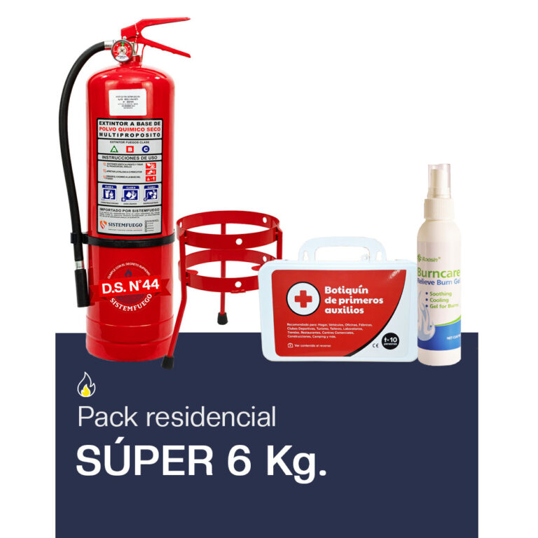 Pack residencial Súper 6 Kg.