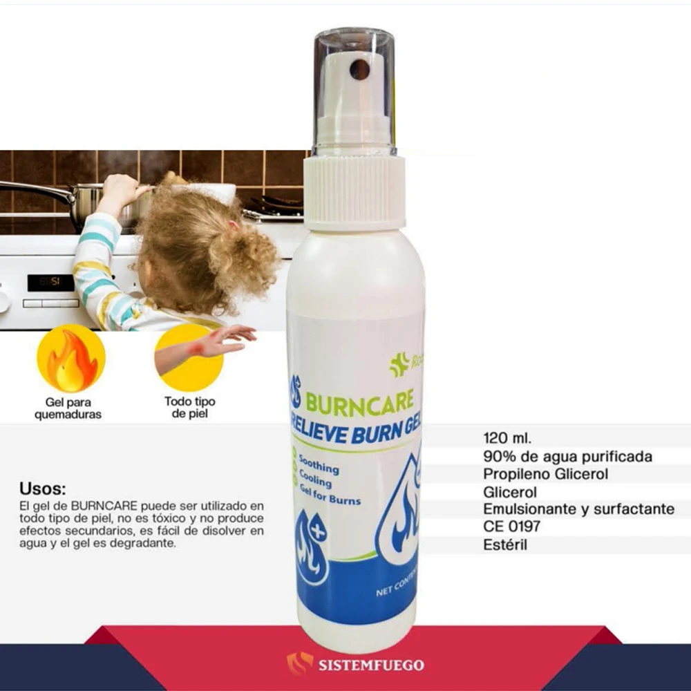 Gel quemaduras térmicas Burncare 120 ml - Imagen 2