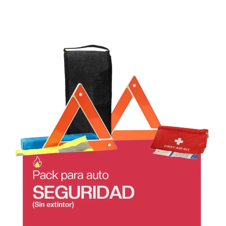 Pack para auto emergencia sin extintor